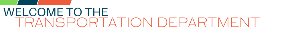 Transportation Dept Header